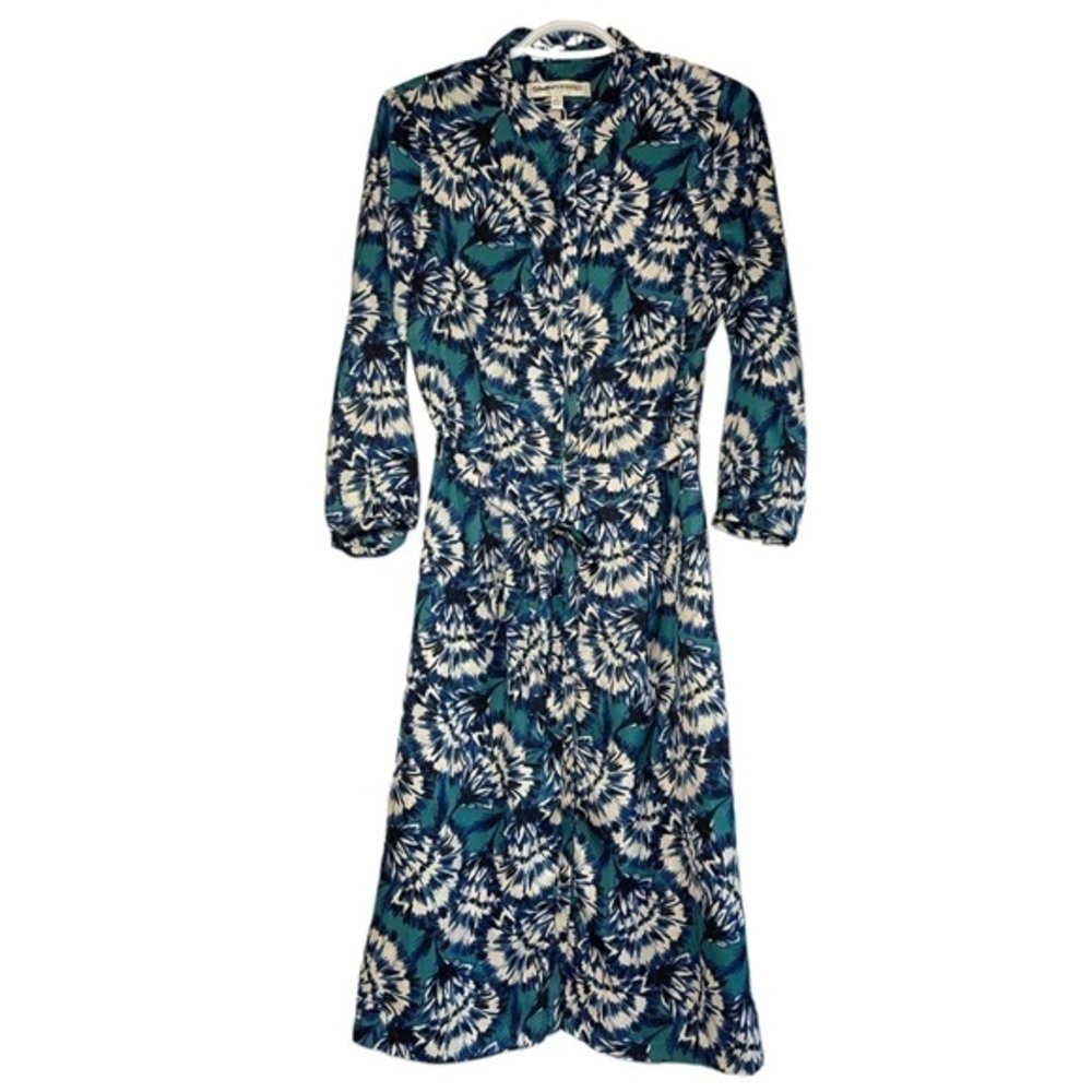 𝅺NWOT CLEMENTS RIBEIRO PORTOBELLO BELTED DRESS SIZE S